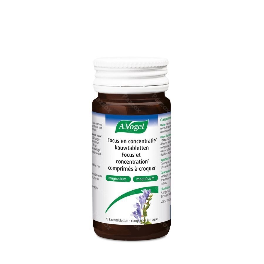 A.Vogel Focus en Concentratie 28 Kauwtabletten