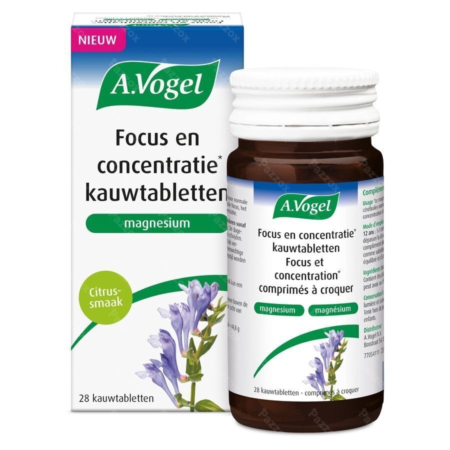 A.Vogel Focus en Concentratie 28 Kauwtabletten