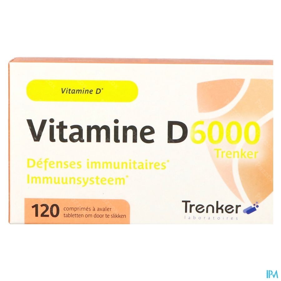 Vitamine D6000 Trenker Tabl 120 Nf