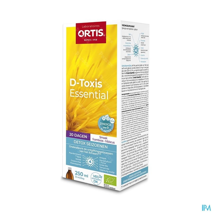 D Toxis Essential Detox Seizoenen Bio 250ml