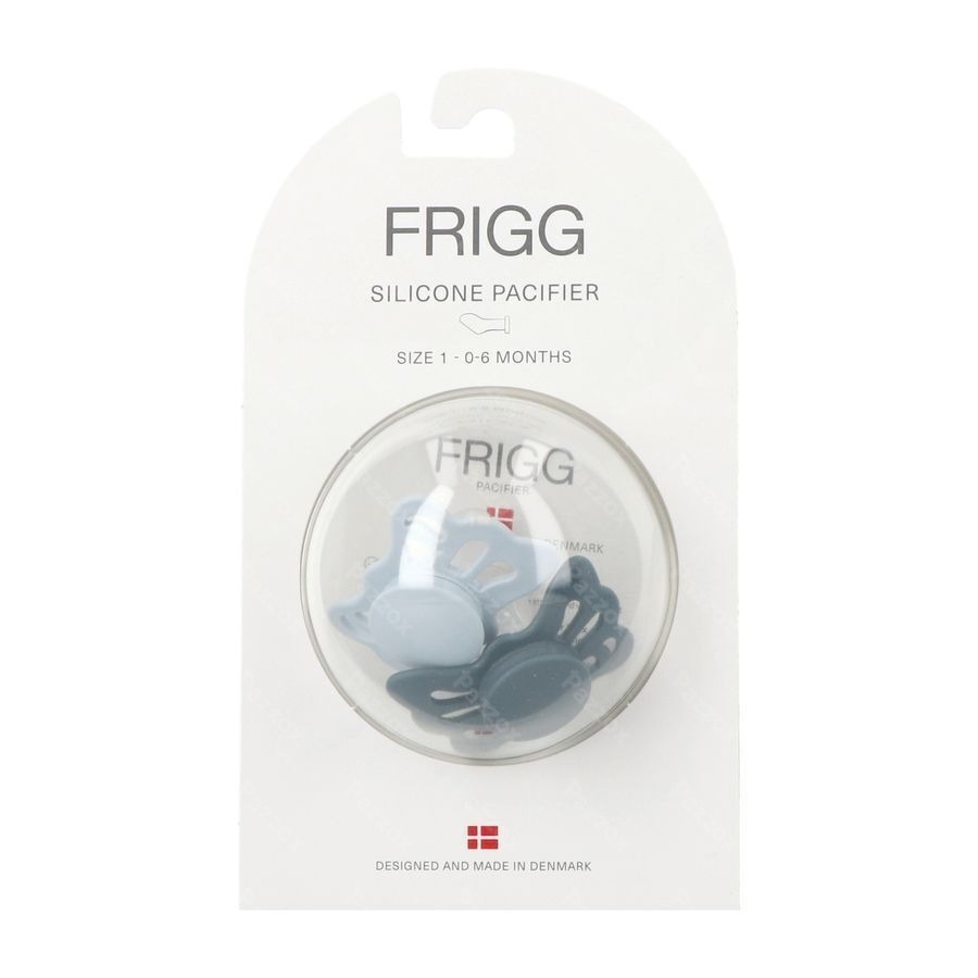 Frigg Fopspenen Butterfly T1 Silicon Slate/blue 2