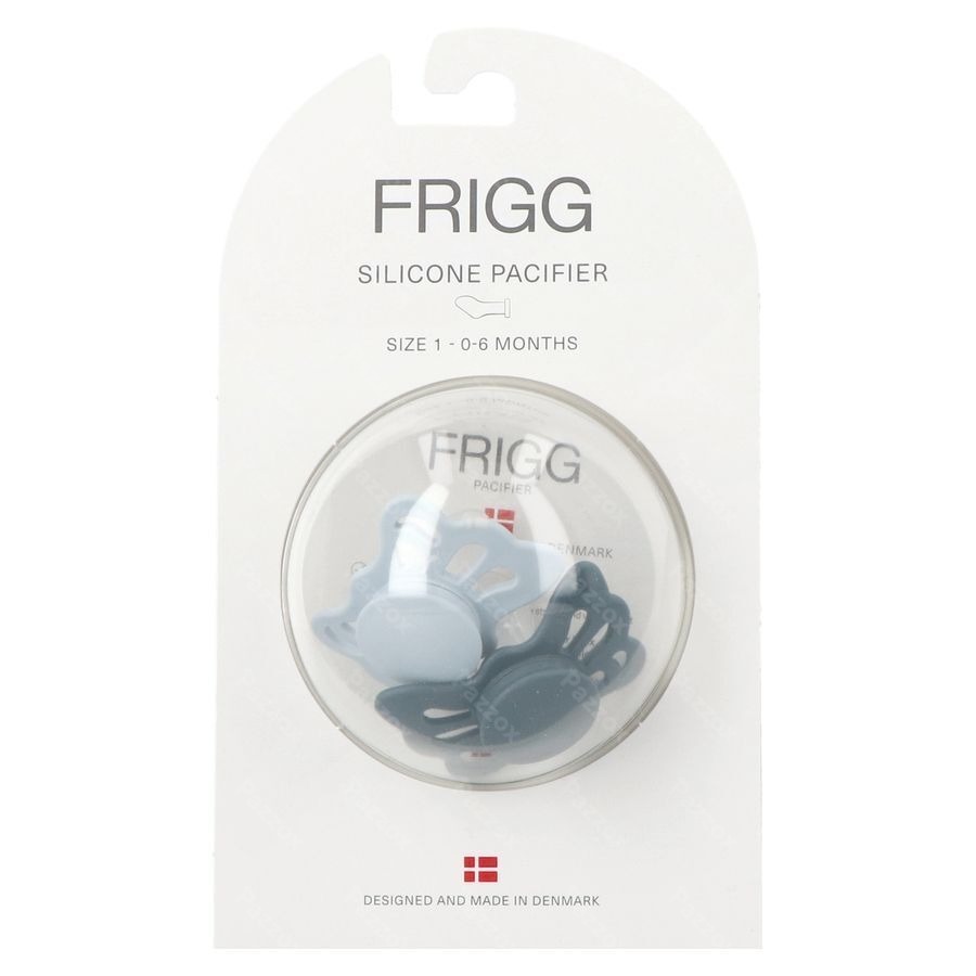 Frigg Fopspenen Butterfly T1 Silicon Slate/blue 2