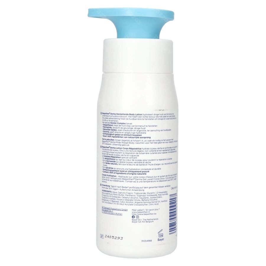 Bepanthen Derma Herstellende Body Lotion Fl 400ml