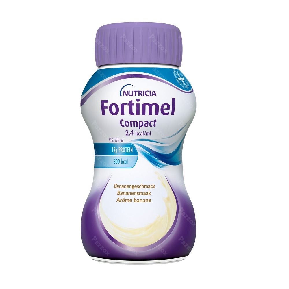 Fortimel Compact 2.4kcal Banaan 4x125ml