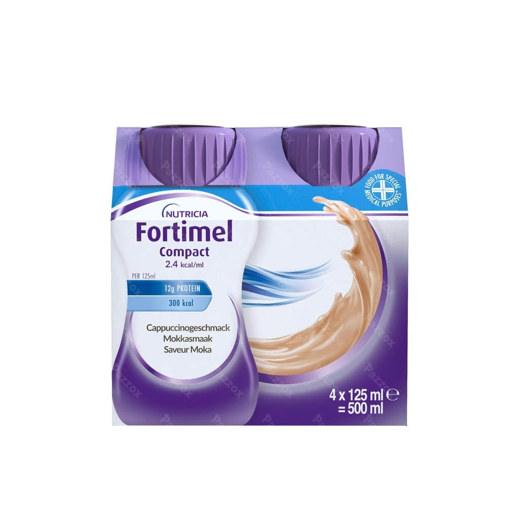 Fortimel Compact 2.4kcal Mokkasmaak 4x125ml