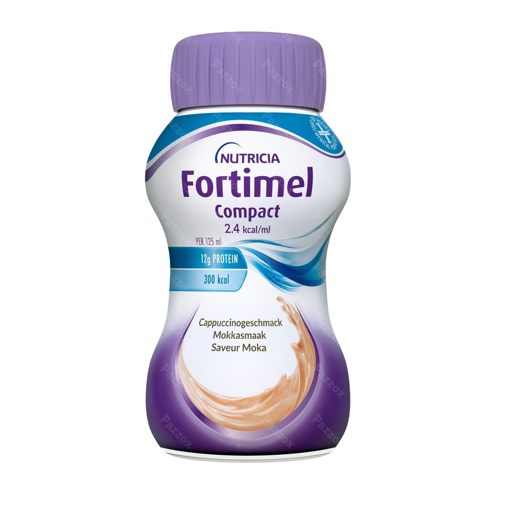Fortimel Compact 2.4kcal Mokkasmaak 4x125ml