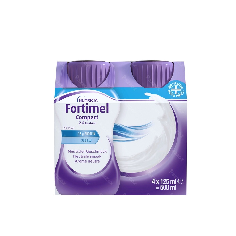 Fortimel Compact 2.4kcal Neutraal 4x125ml