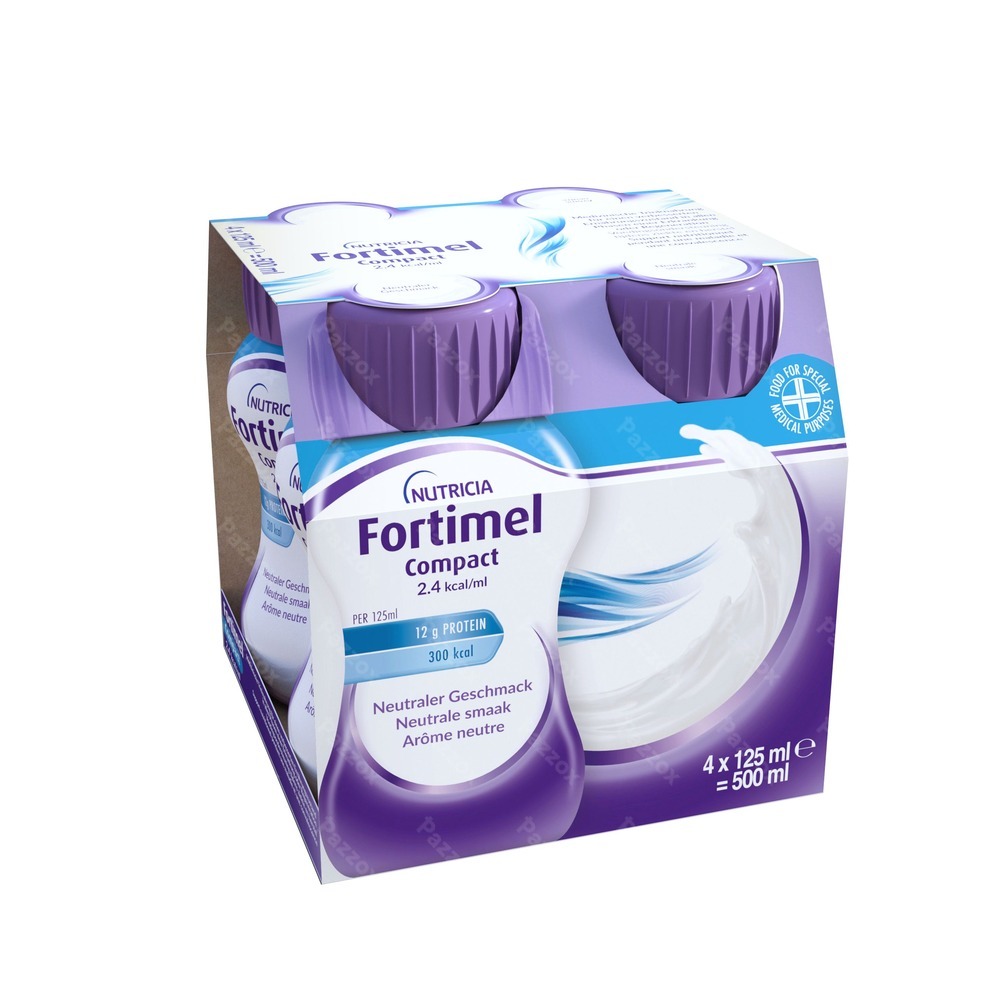 Fortimel Compact 2.4kcal Neutraal 4x125ml