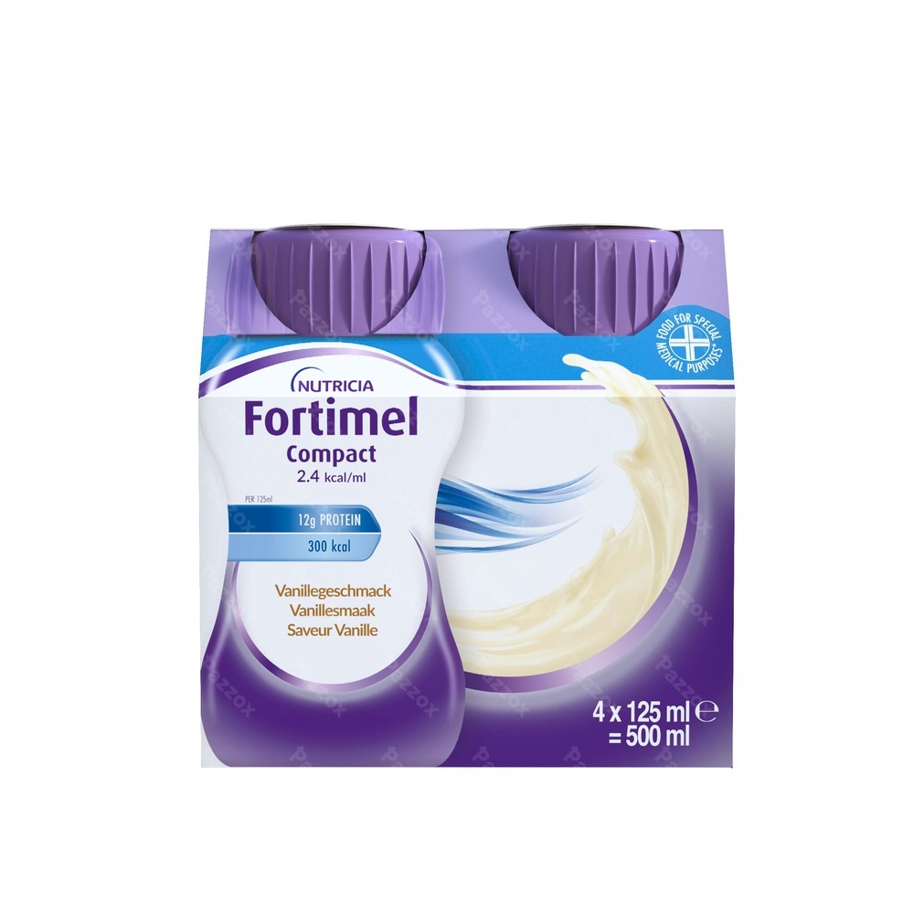 Fortimel Compact 2.4kcal Vanille 4x125ml