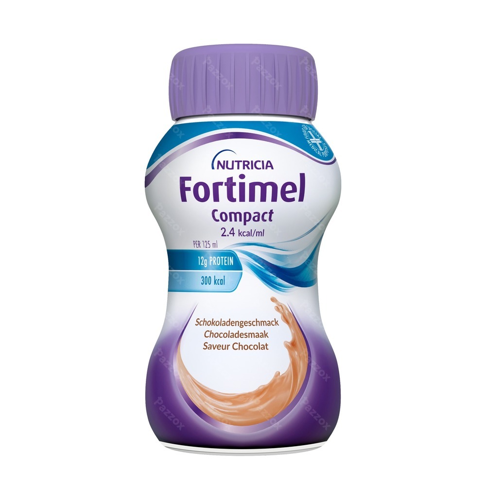 Fortimel Compact 2.4kcal Chocolade 4x125ml