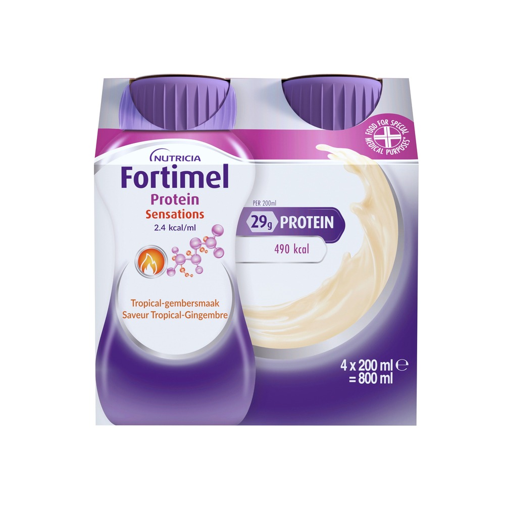 Fortimel Protein 2.4kcal Tropisch Gember 4x200ml