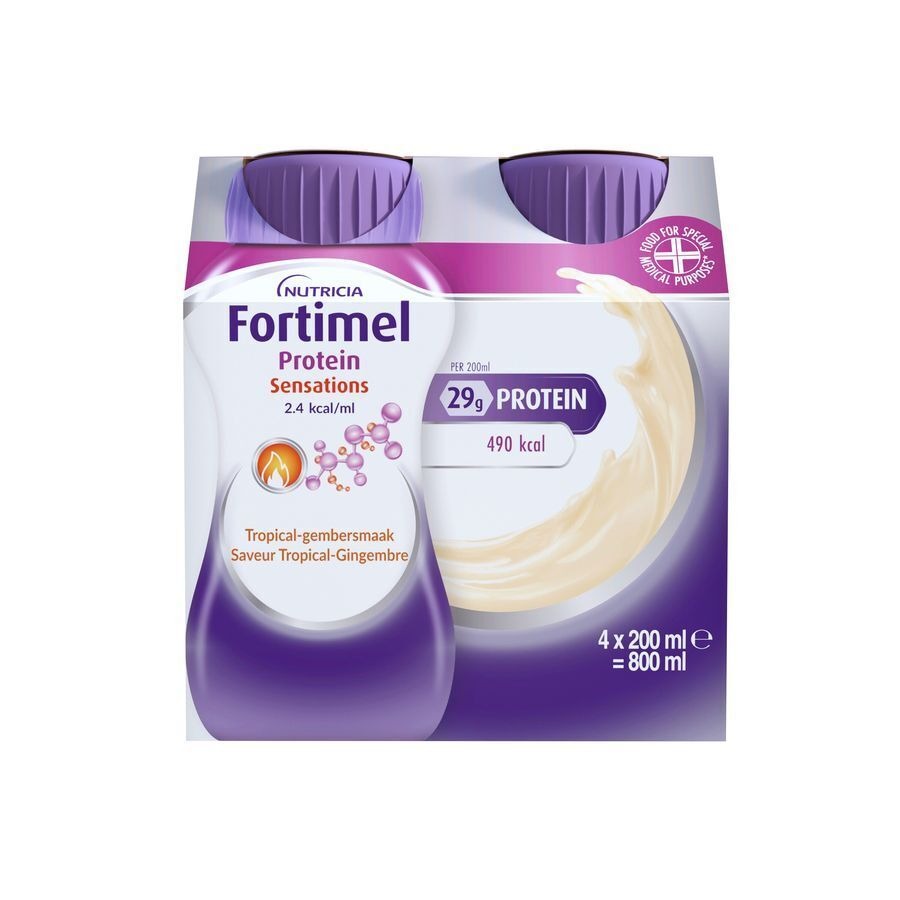 Fortimel Protein 2.4kcal Tropisch Gember 4x200ml