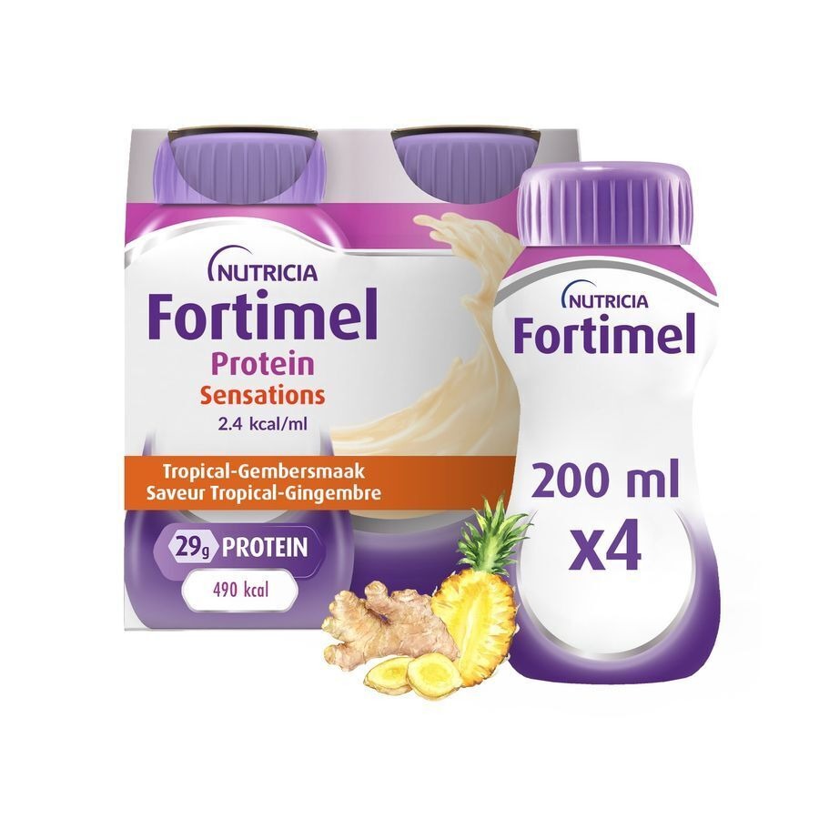 Fortimel Protein 2.4kcal Tropisch Gember 4x200ml