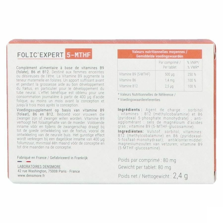 Folic'expert Tabl 30