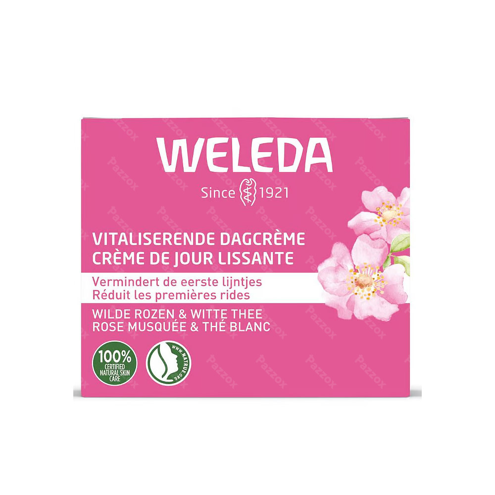 Weleda Wilde Rozen en Witte Thee Vitaliserende Dagcrème 40ml