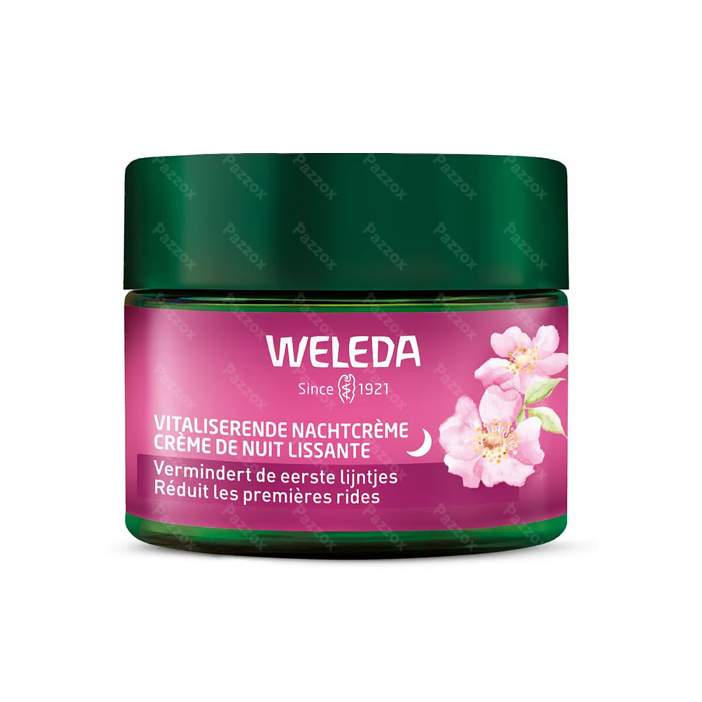 Weleda Wilde Rozen en Witte Thee Vitaliserende Nachtcrème 40ml