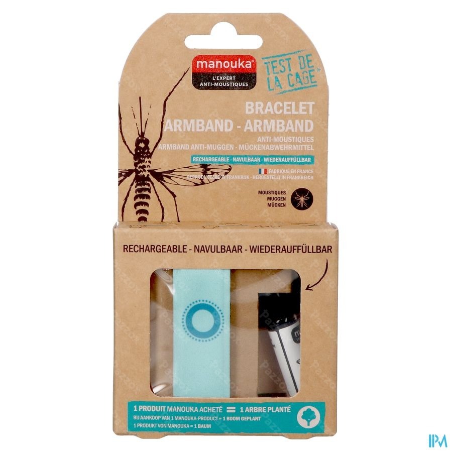 Manouka Armband Anti-Muggen Turquoise