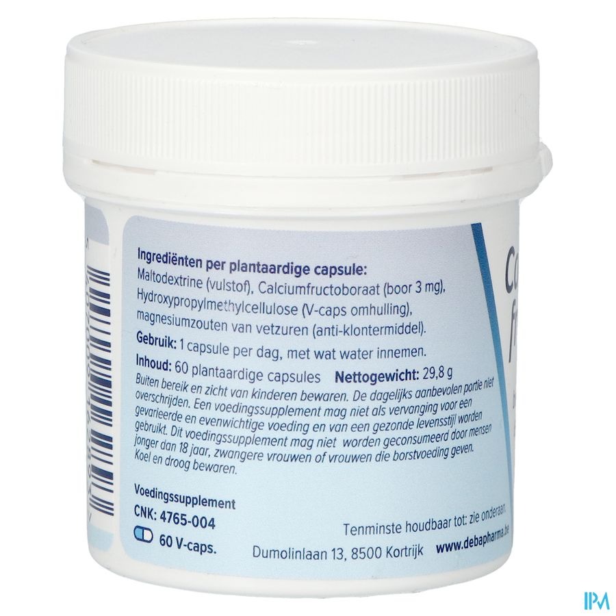 Deba Pharma Calciumfructoboraat 60 Capsules
