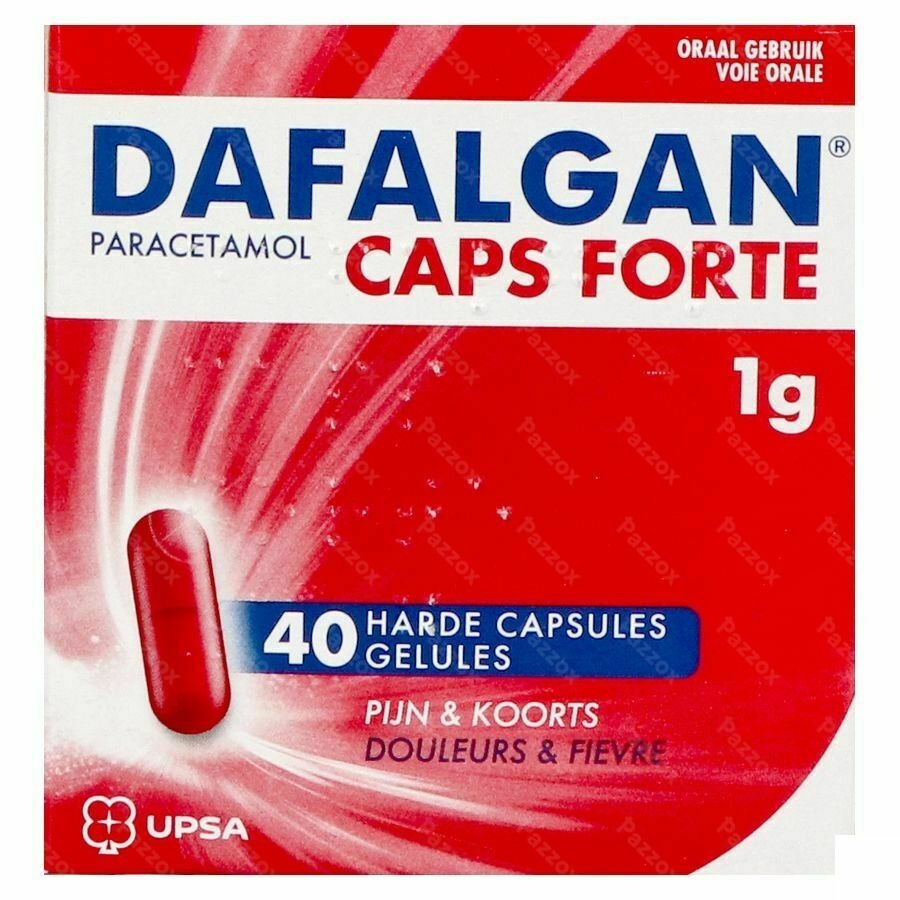 Dafalgan Forte 1g 40 Capsules