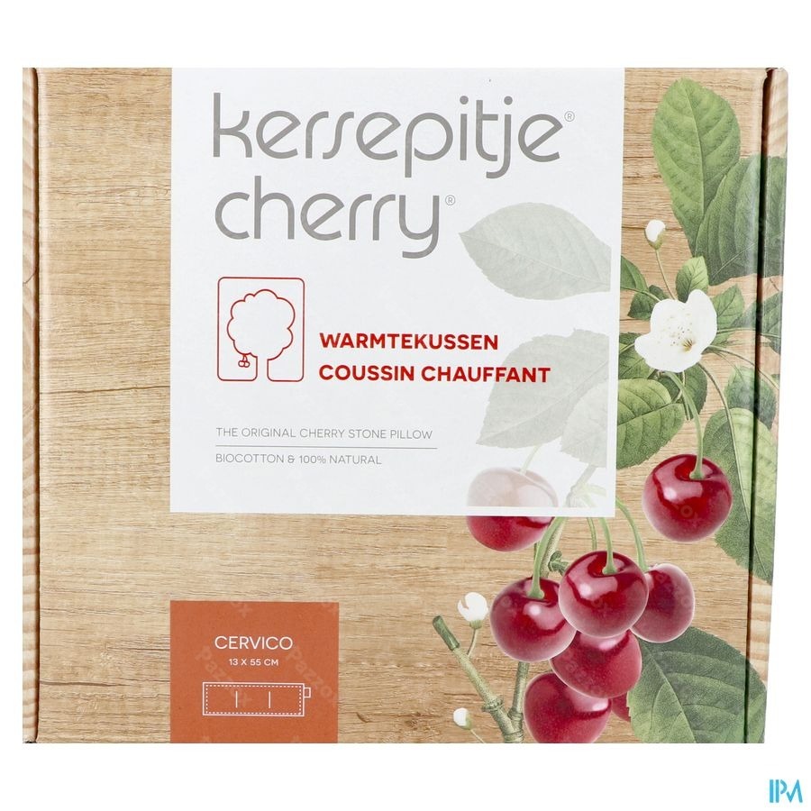 Kersepitje Warmtekussen Cervico Ecru 13x55cm