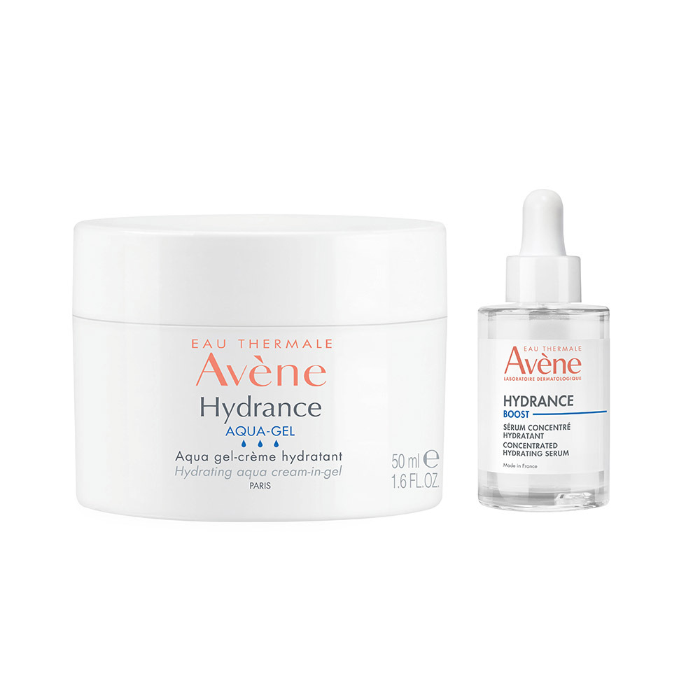 Avène Hydrance Aqua-Gel 50ml + Hydrance Boost Serum 10ml Gratis