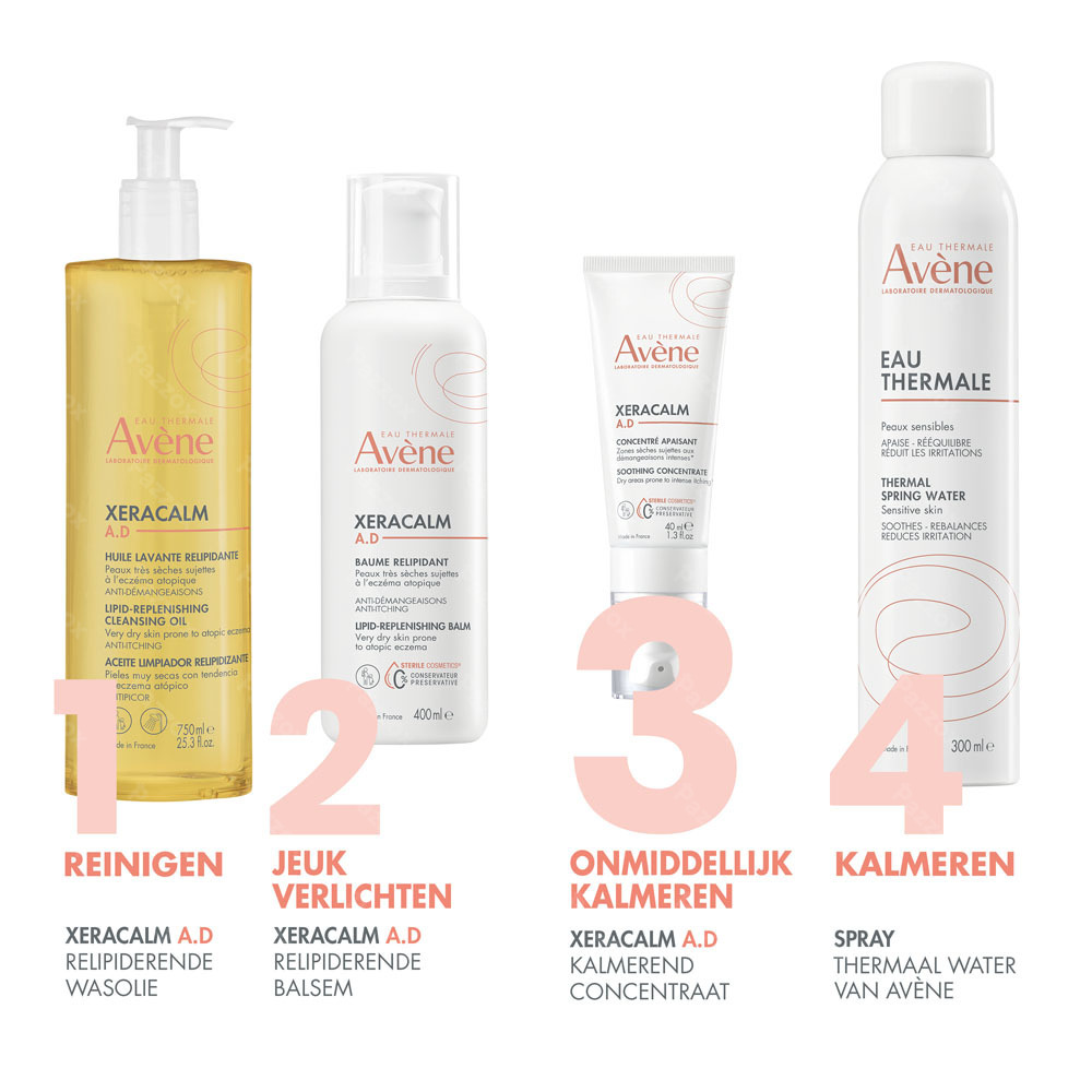    Avène XeraCalm A.D Kalmerende Concentraat, Droge zones met neiging tot atopisch eczeem, intense jeuk 40ml