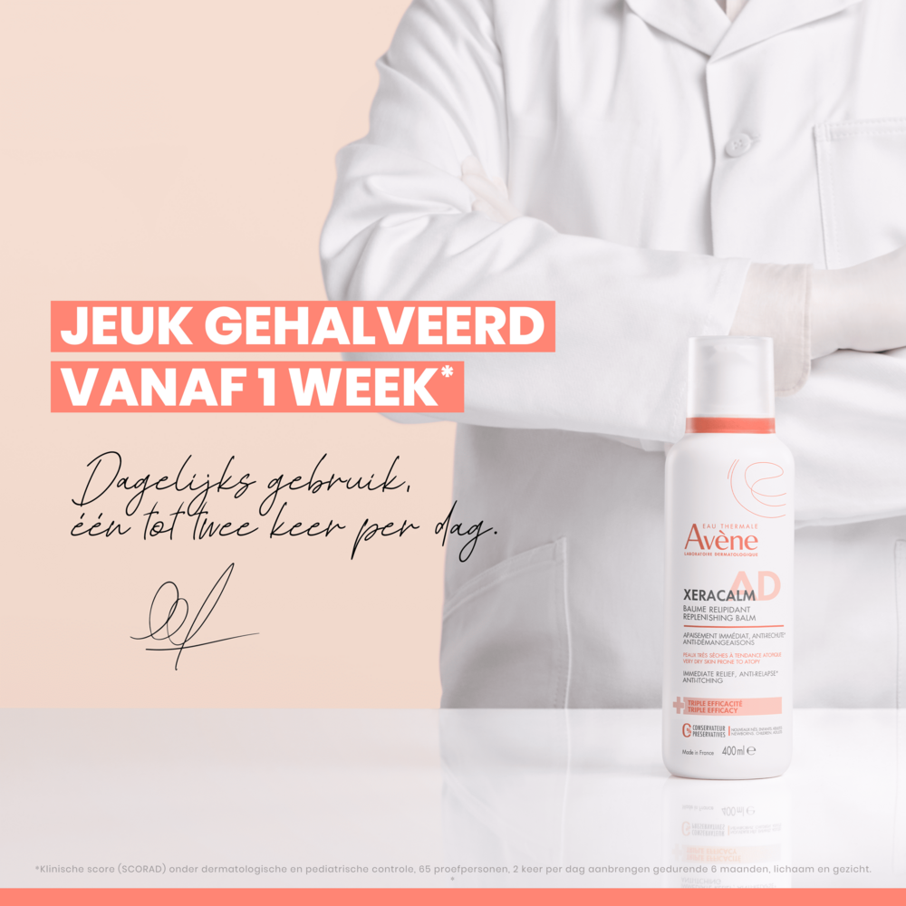 Avène XeraCalm A.D Balsem Zeer Droge Huid Atopisch Eczeem en Jeuk 400ml
