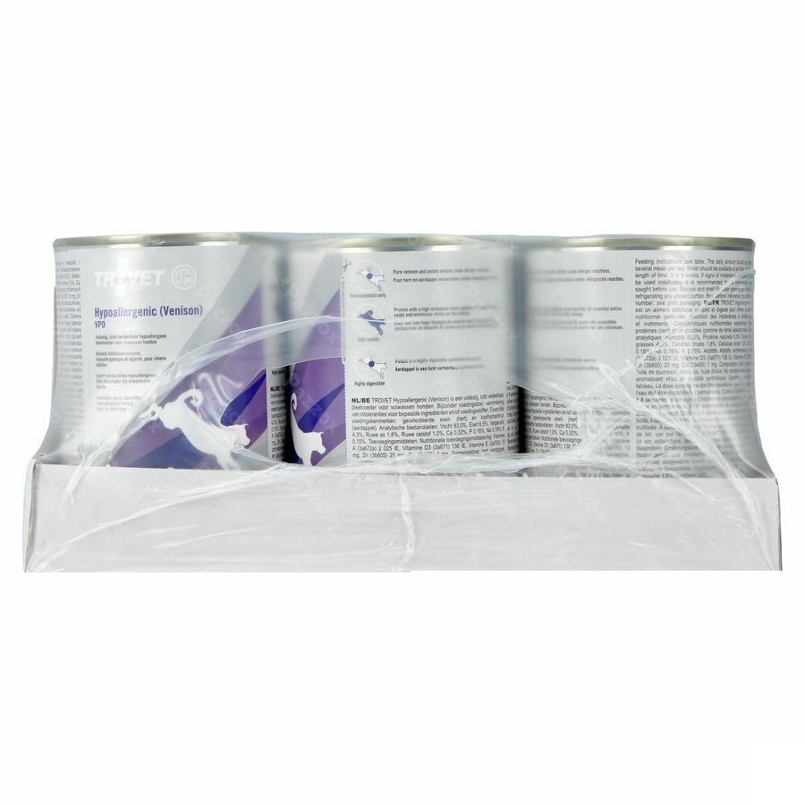 Trovet Vpd Hypoallergenic Hond 6x400g Vmd