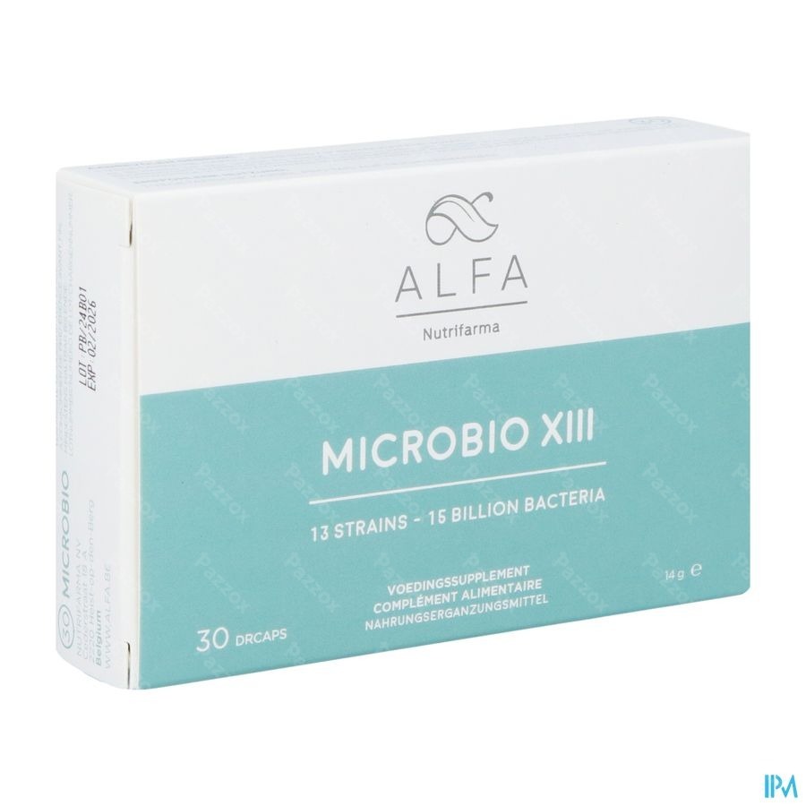 Alfa Microbio Xiii Maagsapresist V-caps 30