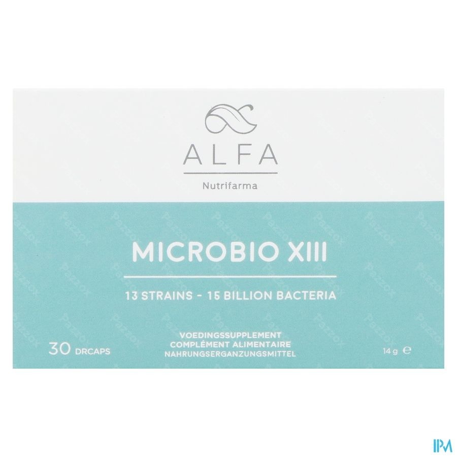 Alfa Microbio Xiii Maagsapresist V-caps 30