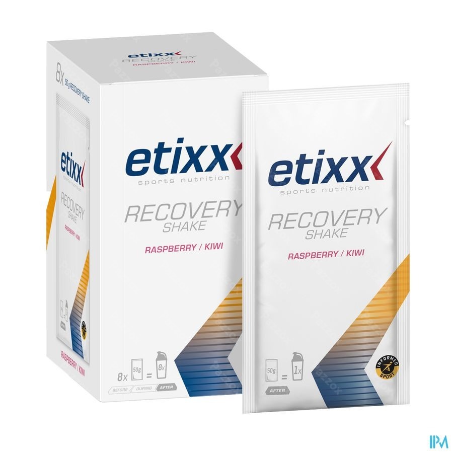 Etixx Recovery Shake Raspberry-Kiwi 8x50g