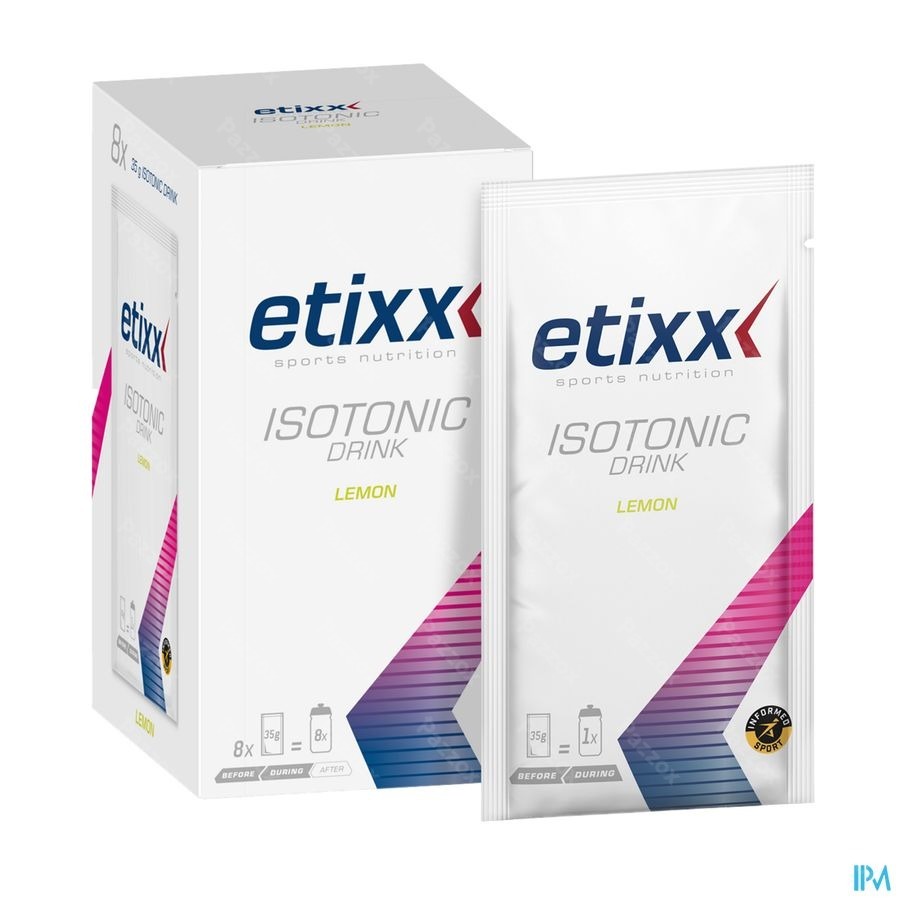 Etixx Isotonic Lemon 8x35g Poeder