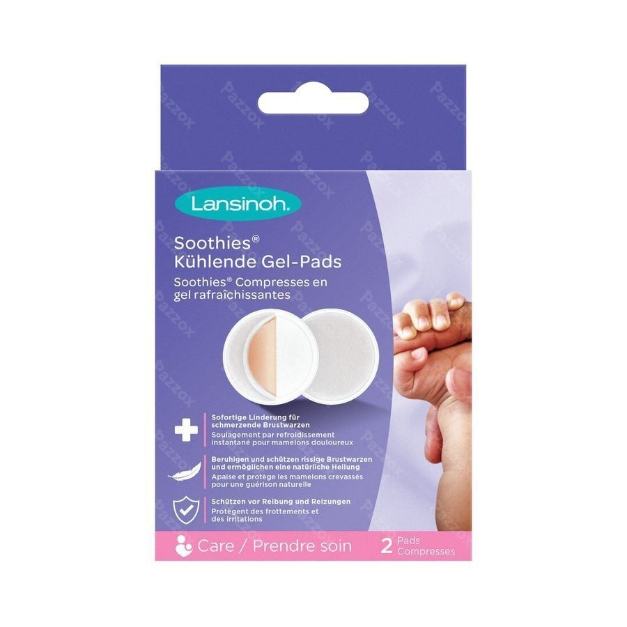 Lansinoh Borstvoeding Soothies Verzachtende Patches 2 Stuks
