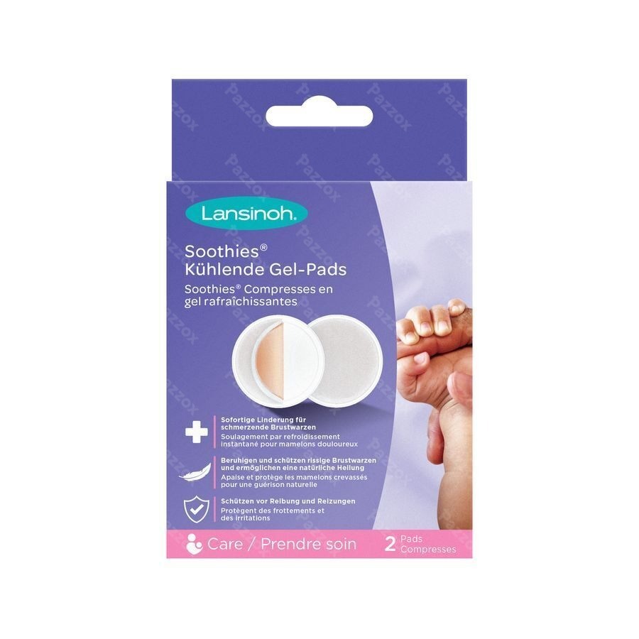 Lansinoh Borstvoeding Soothies Verzachtende Patches 2 Stuks