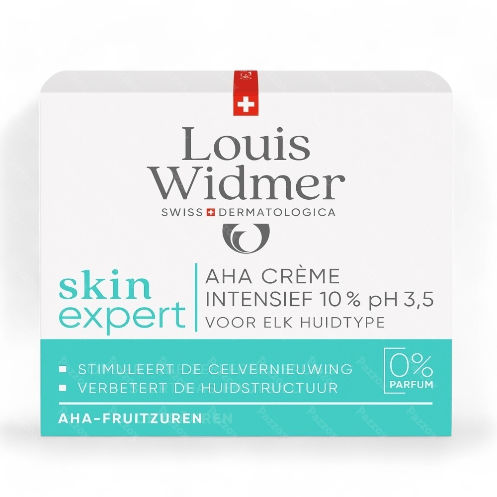 Louis Widmer Skin Expert AHA Crème 10% Zonder Parfum 50ml