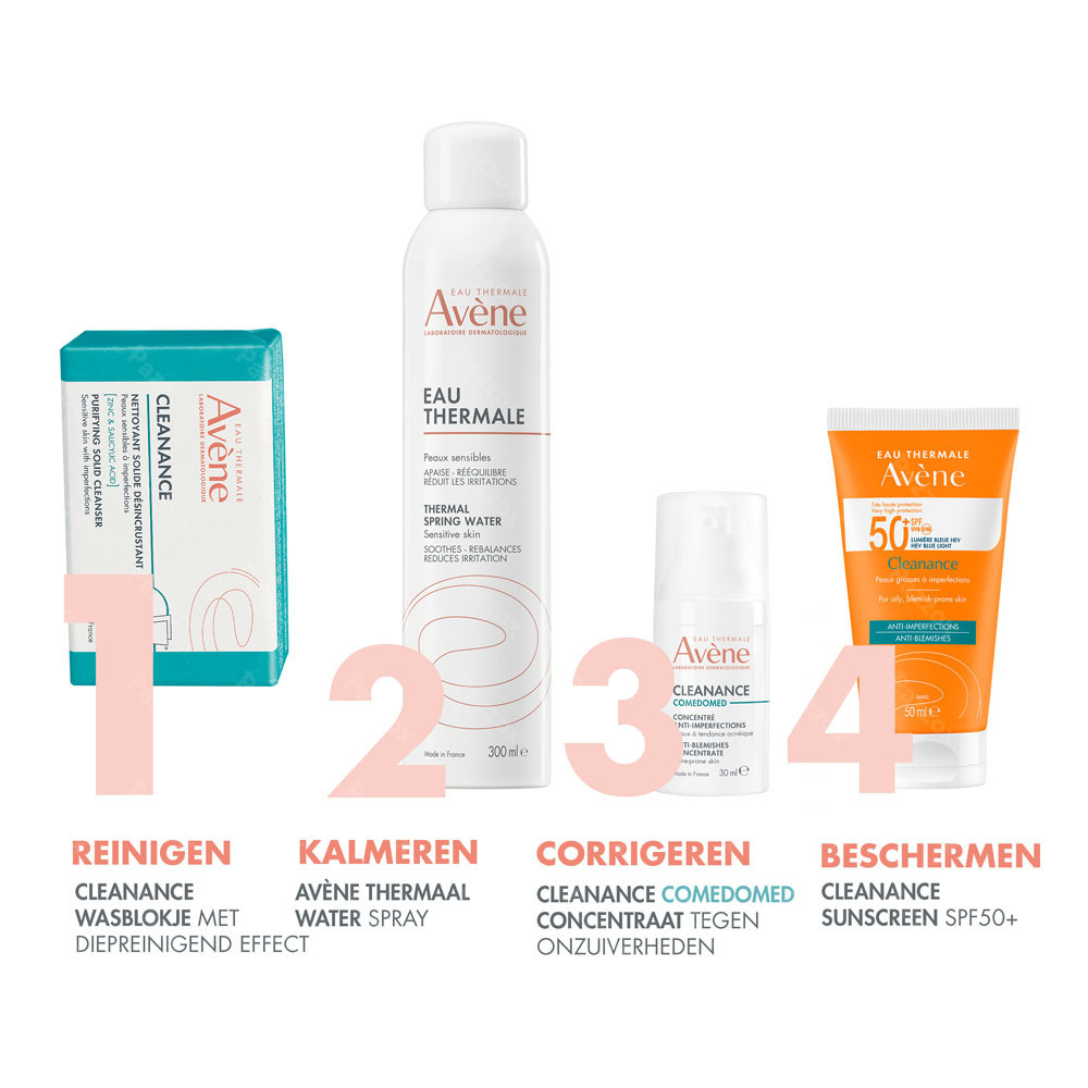 Avène Cleanance Reinigend wasblokje, Vette huid, Onzuiverheden 100g