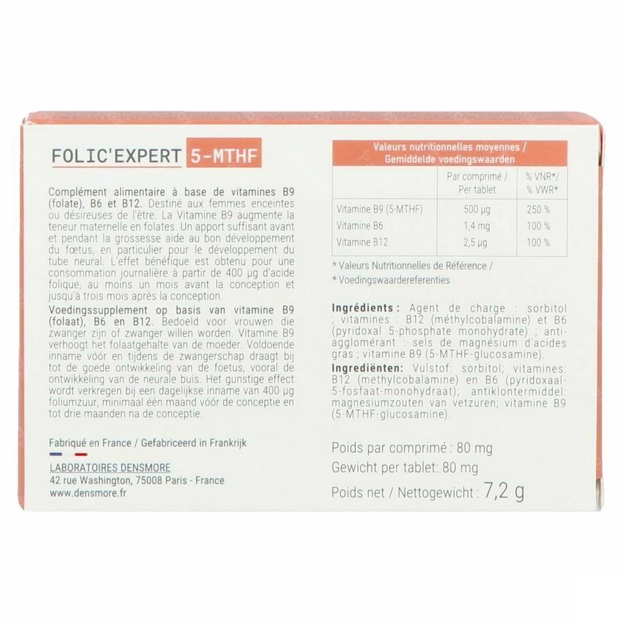Folic'expert Tabl 90