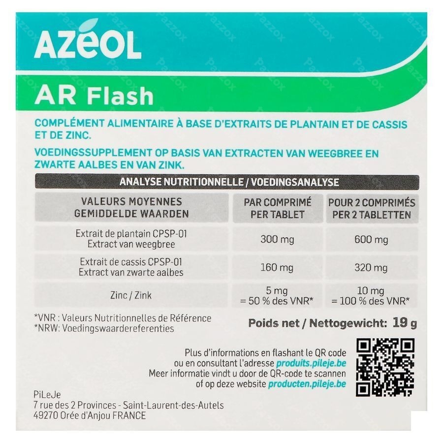 Azeol Ar Flash Tabl 30