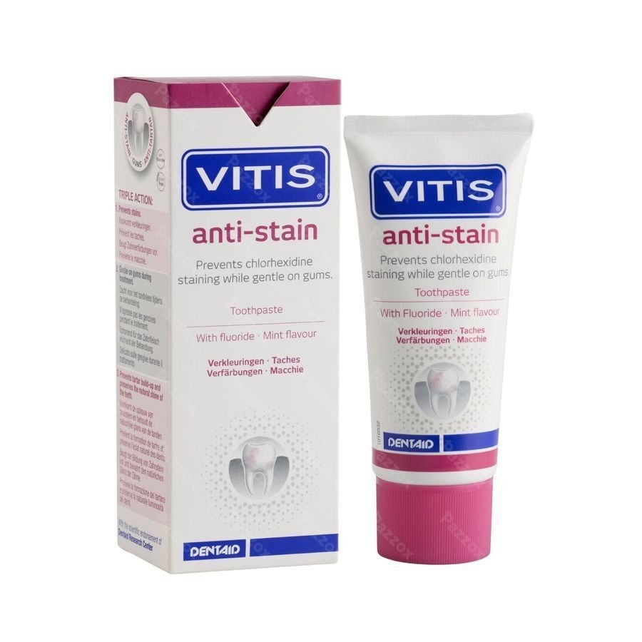 Vitis Anti-Stain Tandpasta 50ml