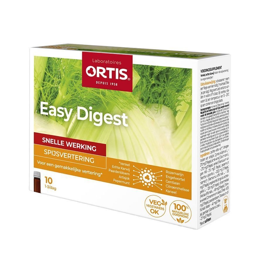 Ortis Easy Digest Shots 10x15ml