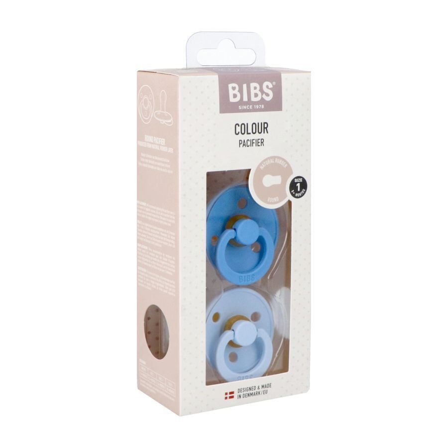 Bibs 1 Fopspeen Duo Sky Blue&baby Blue