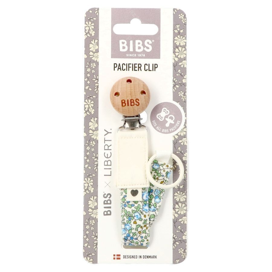 Bibs Fopspeenketting Liberty Ivory&sage