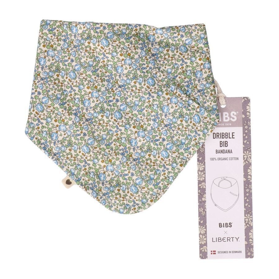 Bibs Bandana Bib Liberty Ivory&sage