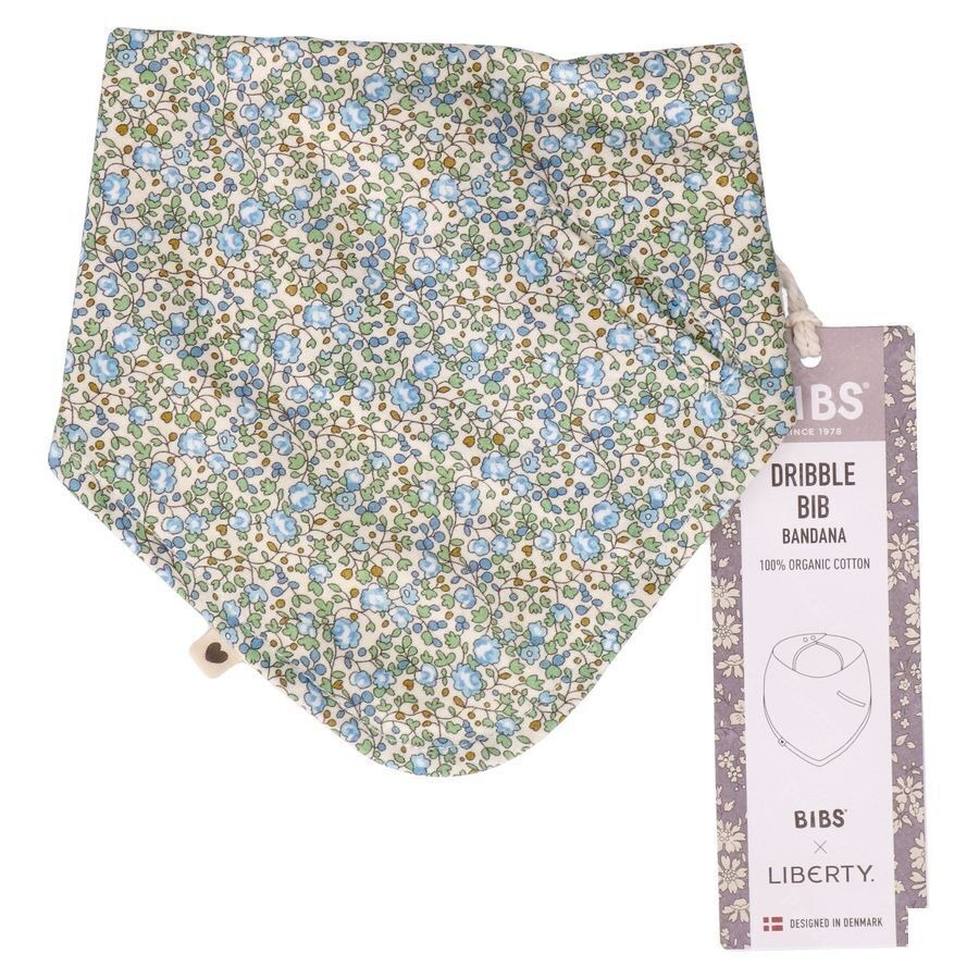 Bibs Bandana Bib Liberty Ivory&sage