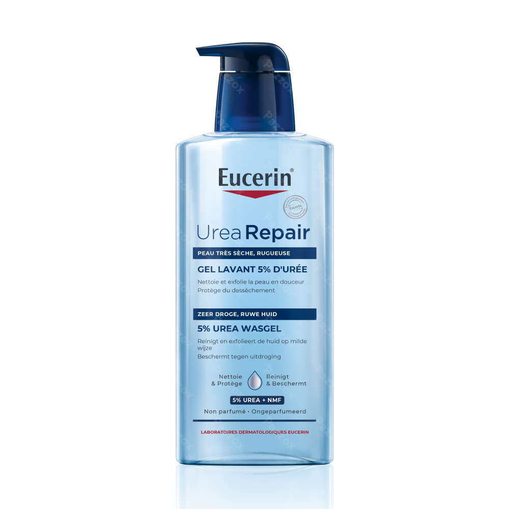 Eucerin UreaRepair Wasgel 5% Urea Zeer Droge en Ruwe Huid 400ml
