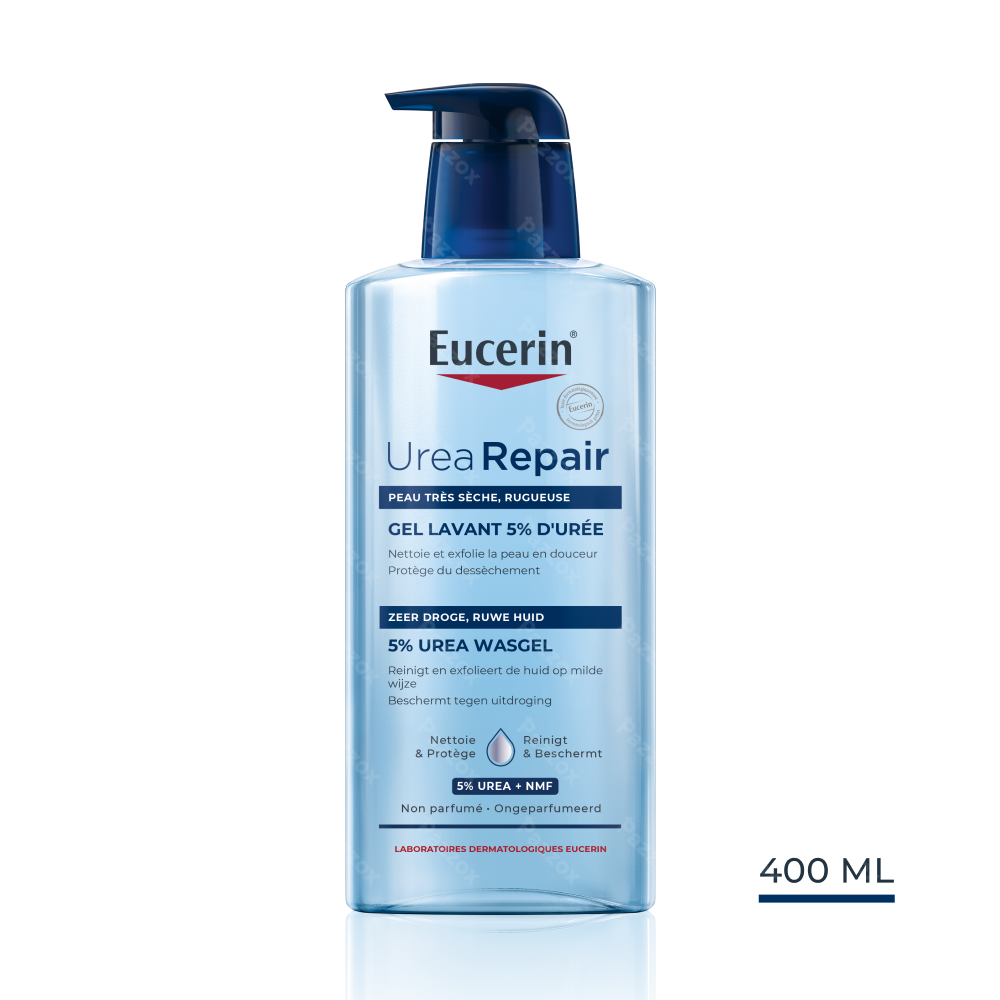 Eucerin UreaRepair Wasgel 5% Urea Zeer Droge en Ruwe Huid 400ml