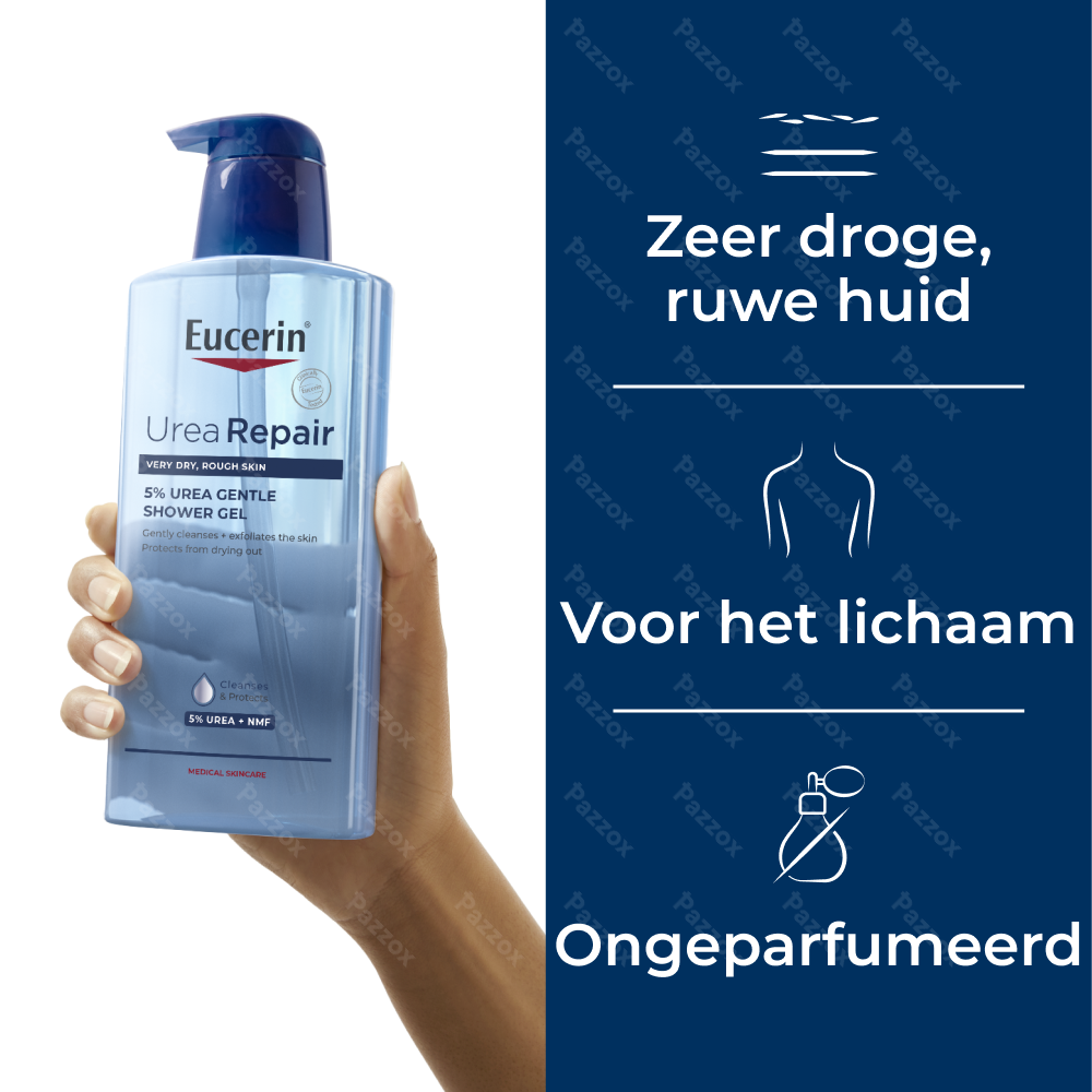 Eucerin UreaRepair Wasgel 5% Urea Zeer Droge en Ruwe Huid 400ml