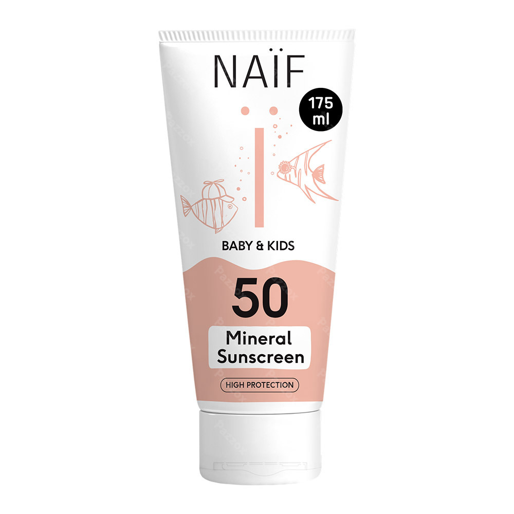 Naïf Minerale Zonnebrandcrème Baby en Kids SPF50 175ml