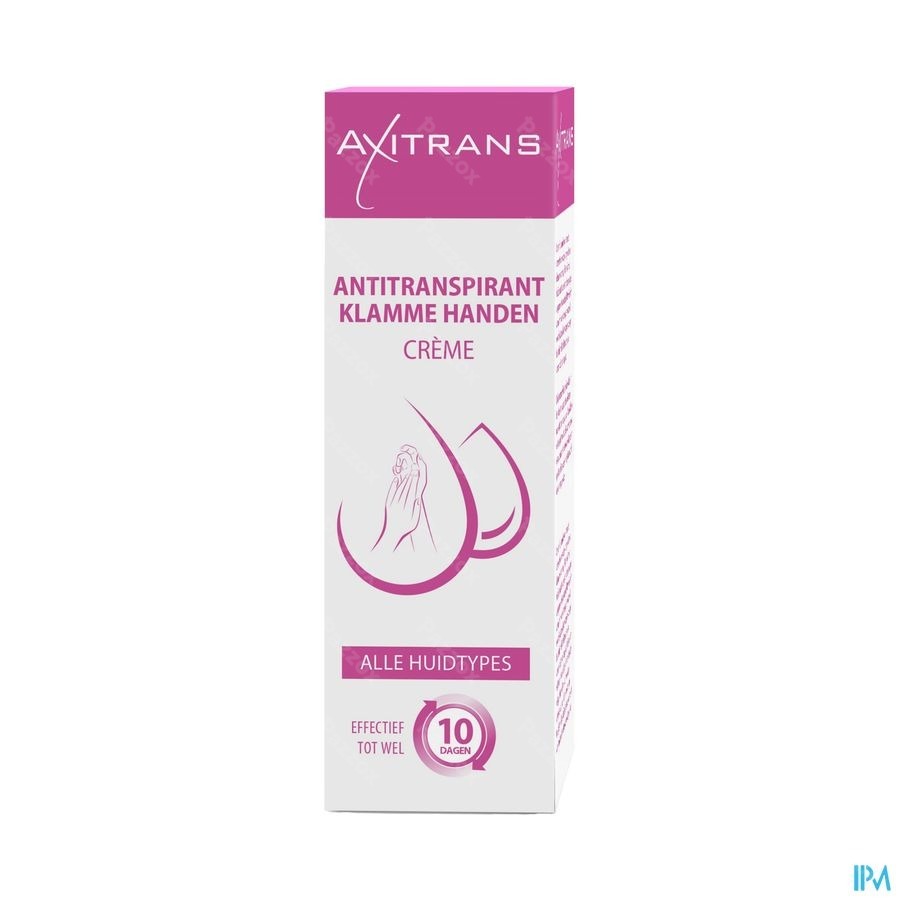 Axitrans Klamme Handen Creme Tube 50ml