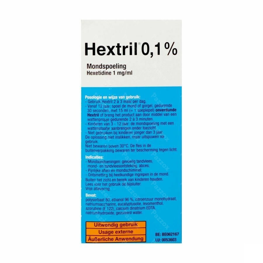 Hextril 0,1% Mondspoeling 200ml